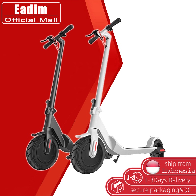 Versi terbaru Skuter Listrik Skuter Tendangan Listrik Dewasa 30 km h Lipat E Scooter 35km Rentang de