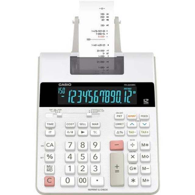 Kalkulator Casio Reprint &amp; Check FR-2650RC