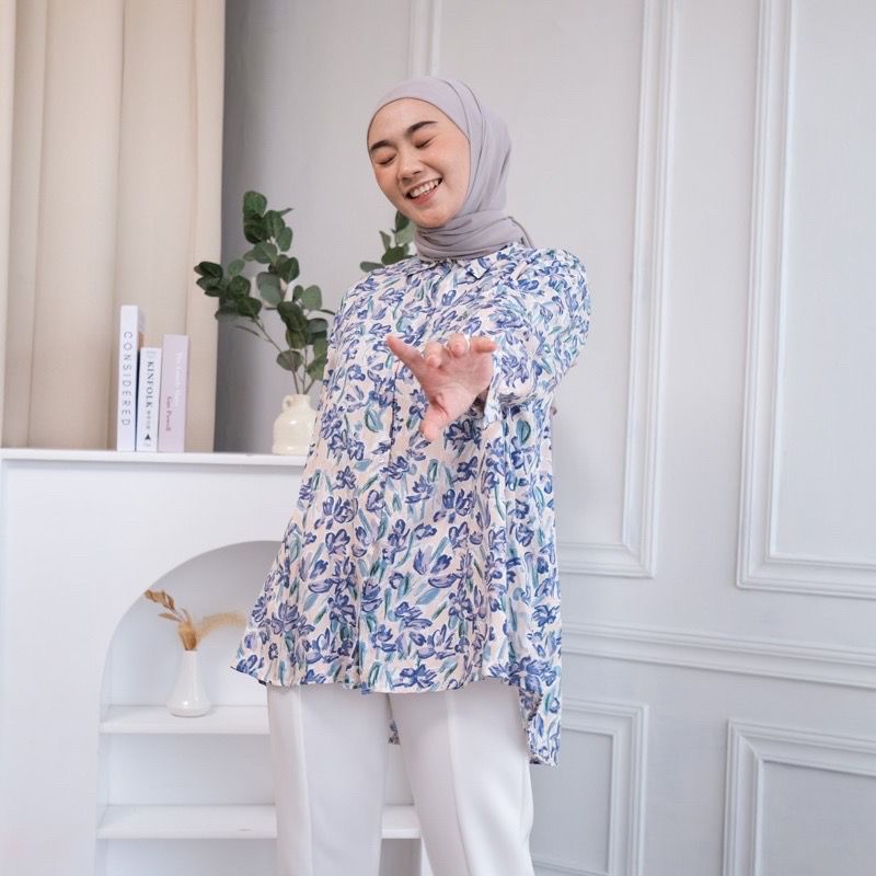 FLORIN OVERSIZE SHAKILA SHIRT LEMBUT BANGET