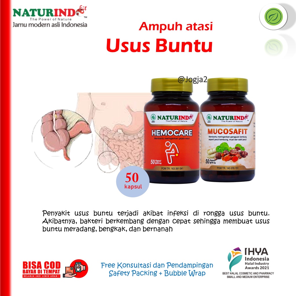 Jamu Herbal Usus Buntu Radang Usus Infeksi Usus Radang Usus Sakit Usus Buntu Tanpa Operasi Naturindo