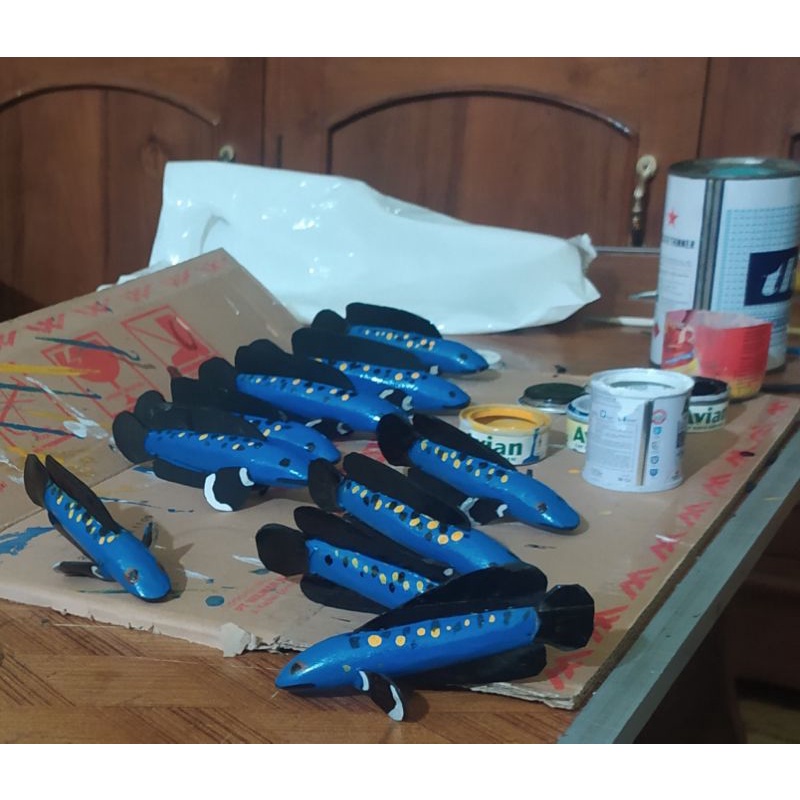 patung chana blue pulcra termurah