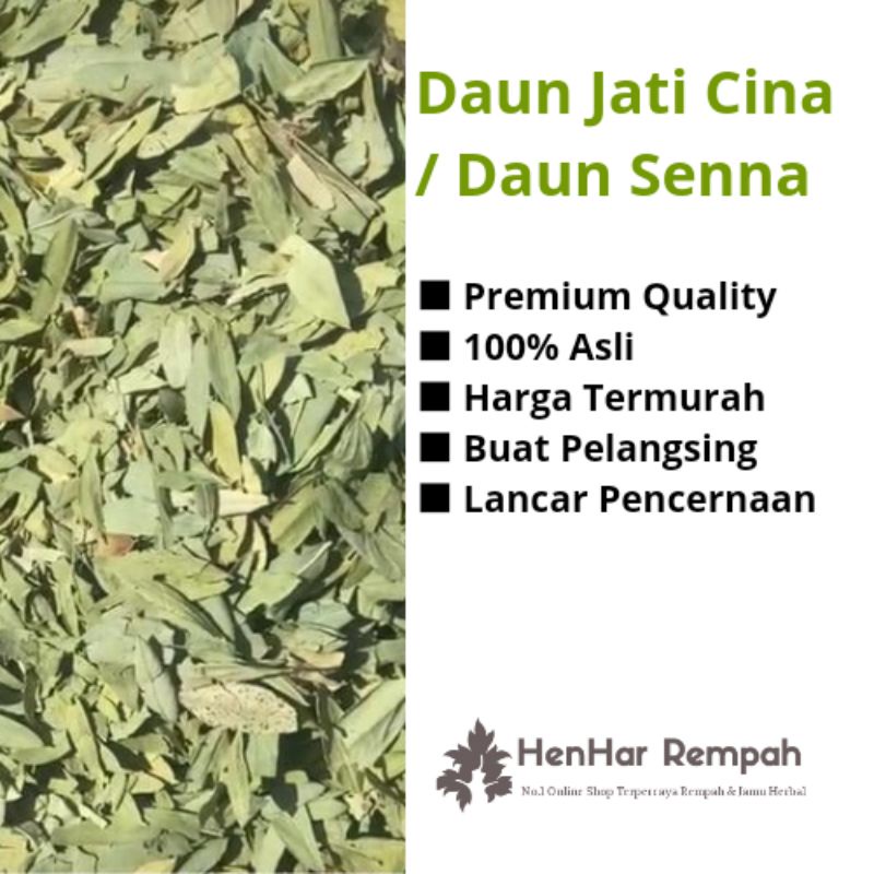 Daun Jati Cina / Daun Senna untuk pelangsing 1 Kg