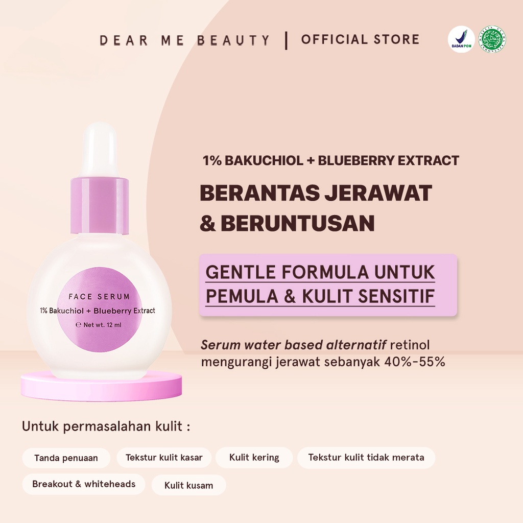 (READY &amp; ORI) DEAR ME BEAUTY Dearme Face Serum Bakuchiol Hyaluronic Retinol AHA BHA Inoceramide BPOM ORIGINAL