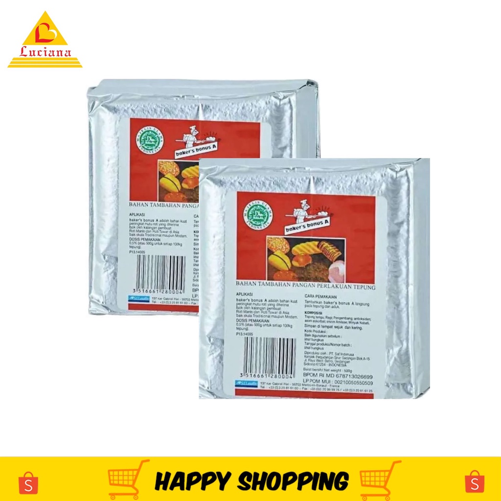 

Bakers Bonus kemasan 500gr/ Pelembut roti