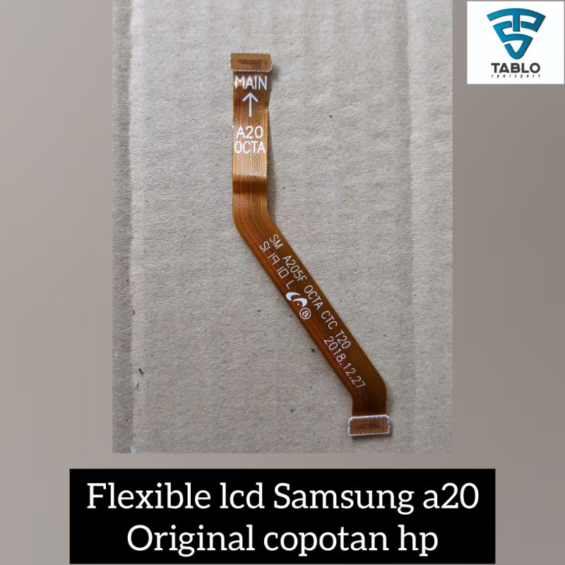 flexible lcd Samsung a20 original copotan hp
