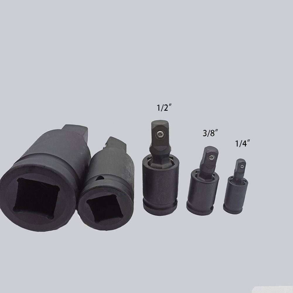 Solighter 3/8 &quot;1/2&quot; 1/4 &quot;Universal Impact Socket Joint Multifungsi Air Impact Wobble Hand Tools Drive Wobble