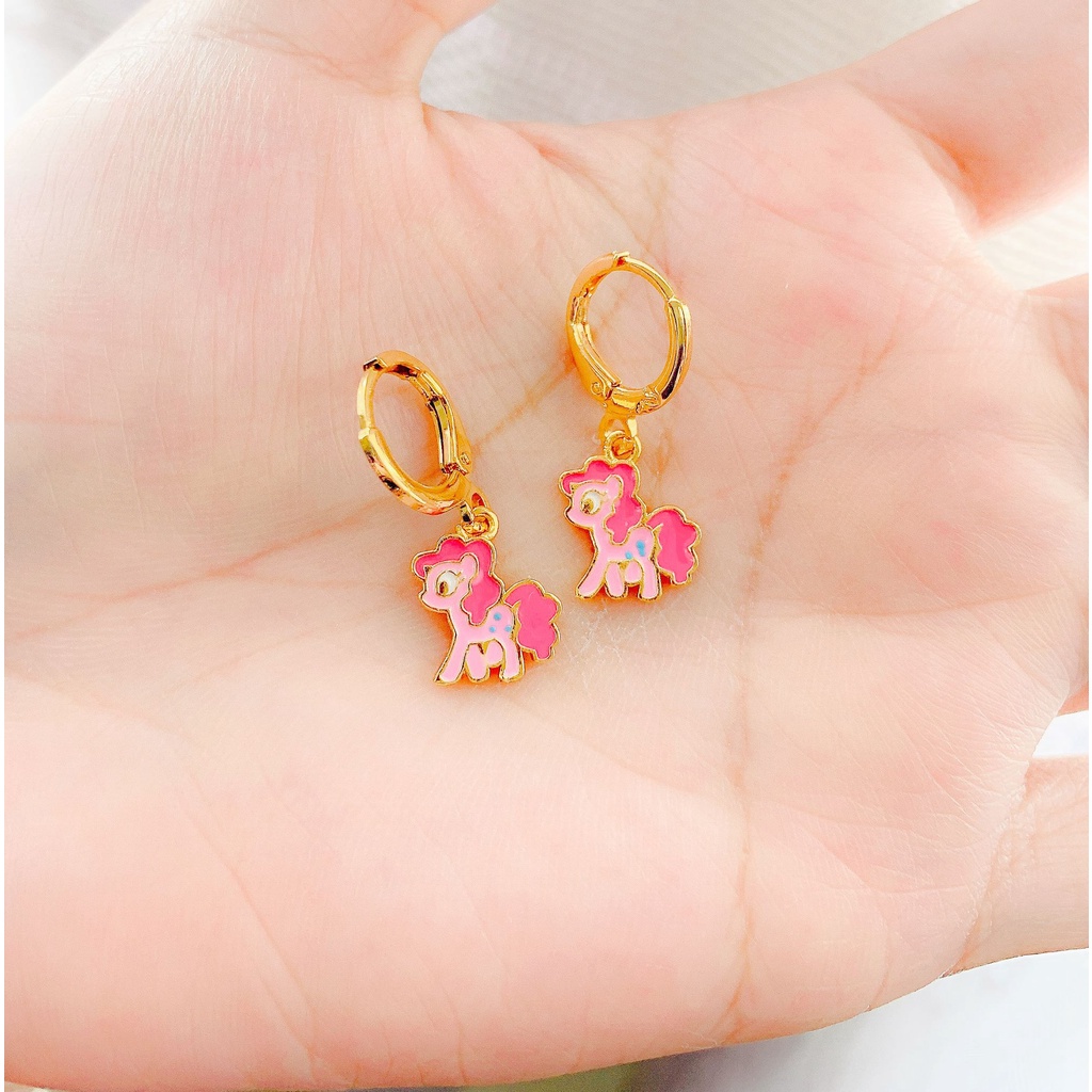 Anting Anak Poni Pinky Terbaru Gold