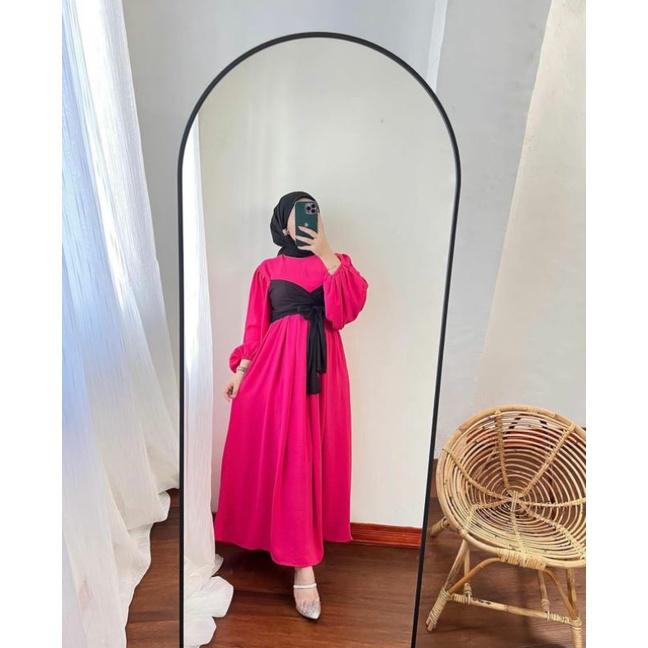 LESTY DRESS CRINCLE AIRFLOW