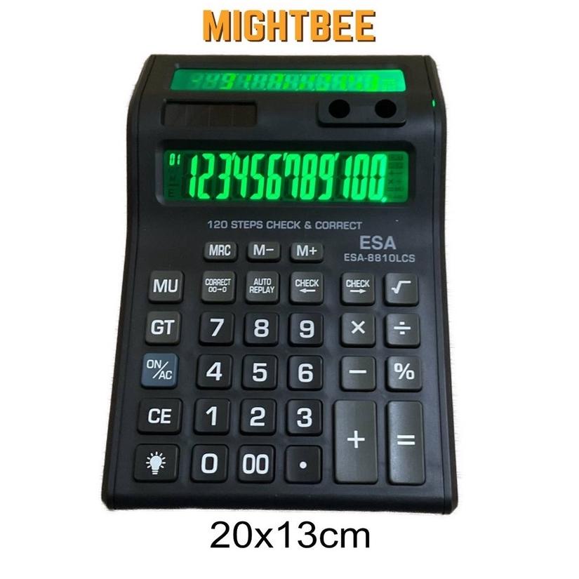 

(S-X7X(㊛) Kalkulator LED 2 Layar 12 Digit ESA - Kalkulator Check Correct - Kalkulator Dagang murah