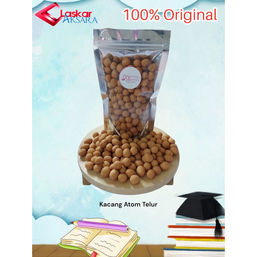 

Snack Kacang Atom Telur Kacang Atom / Premium