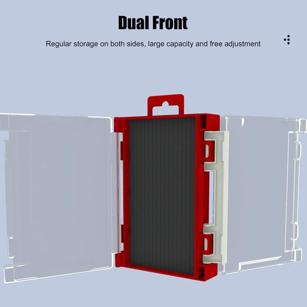 Agustina Lure Box Portable Awet Fishing Tackle Box Umpan Aksesoris Lure Umpan Aksesoris Pancing Wadah Umpan