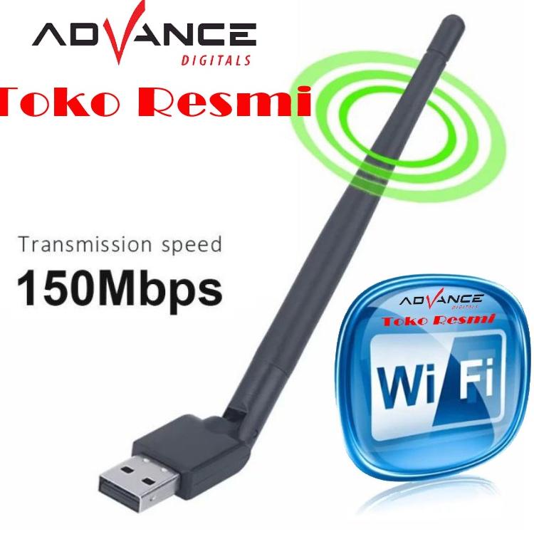 Langsung Order [Produk Resmi] Advance Usb WiFi Dongle WF-01 Untuk Set Top Box DVB T2 Penangkap Inter