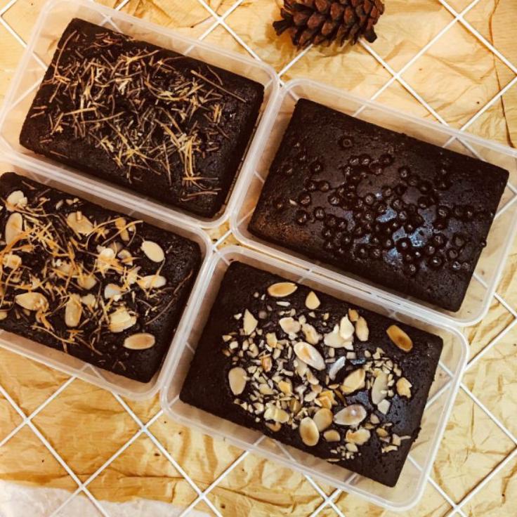 

⇙ (DORAME 260gr 10x15) Brownies Panggang Kemasan Box ⇻