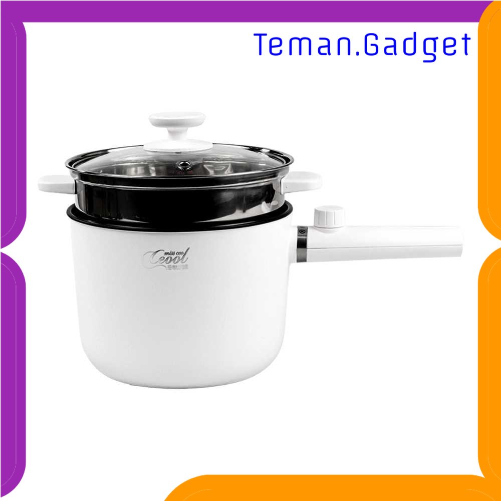 TG - DPR Ceool Panci Listrik Pot Electric Cooker 1.5L with Steamer - AJL-10B-1