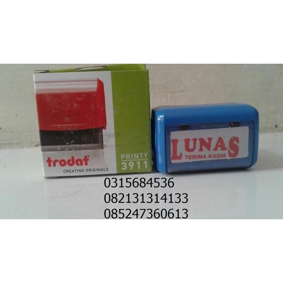 

Terlaris stempel LUNAS trodat 3911 Termurah