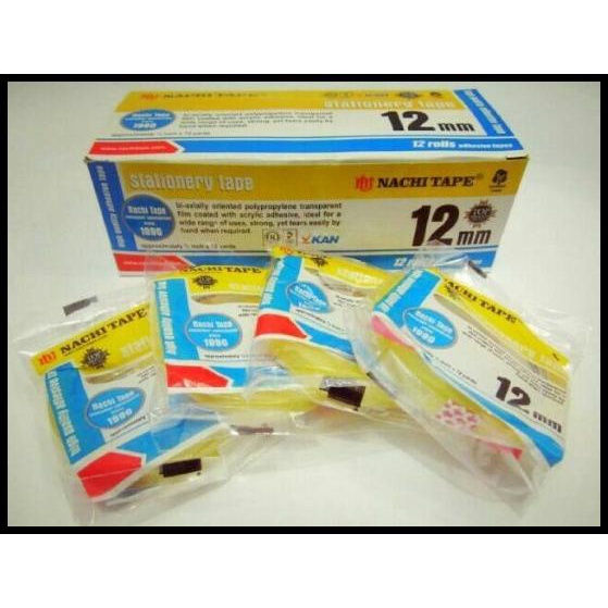 

Selotip / Stationary Tape 12Mm / 1/2X72 Yards Nachi