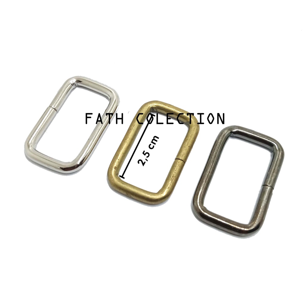 RING KOTAK TAS BESI 2.5 CM / RING KOTAK TAS