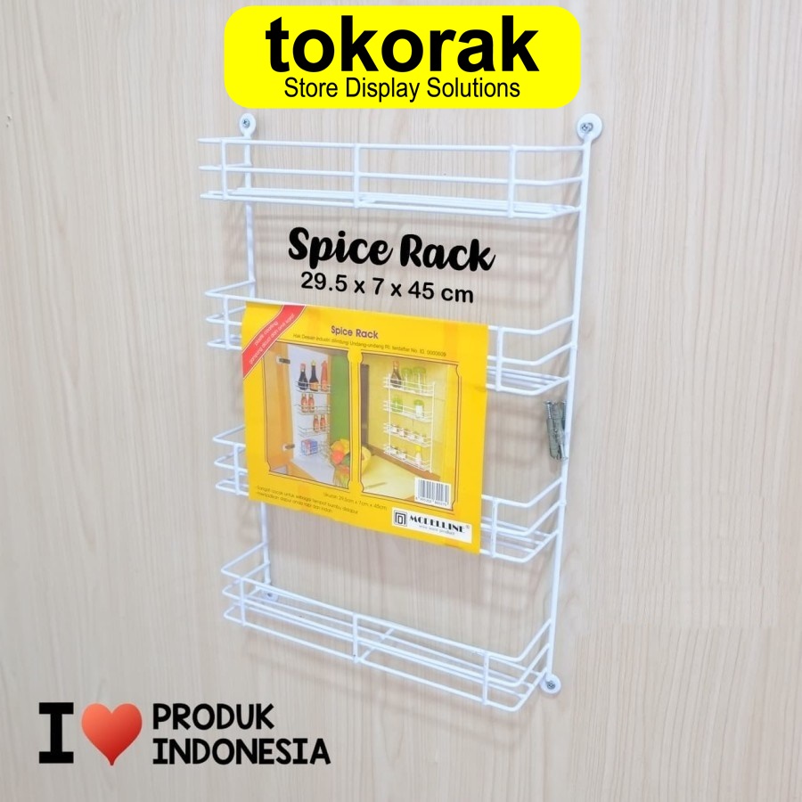 RAK BUMBU DAPUR SPICE RACK MODELLINE