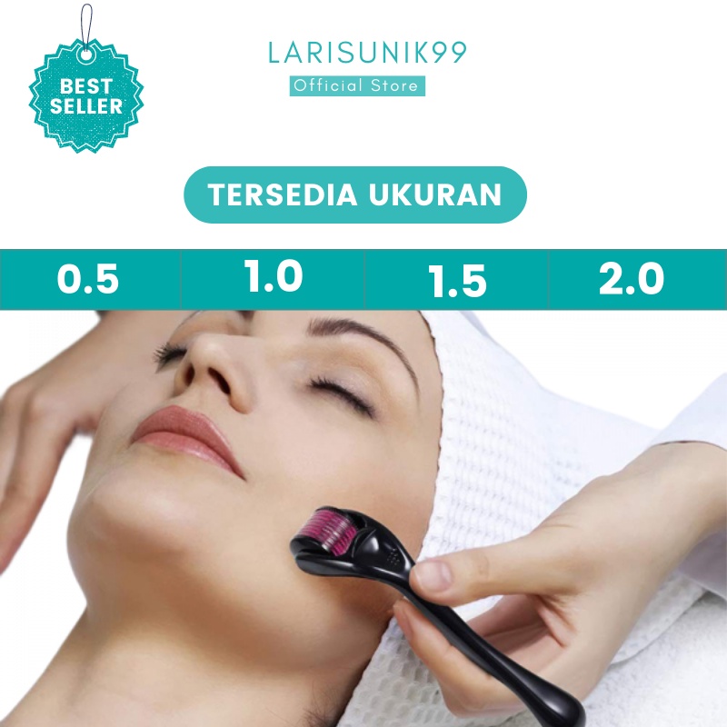 Alat Perawatan Wajah Dermaroller Alat Roller Wajah 540 Jarum Uk 0.5 mm Perawatan Facial Wajah