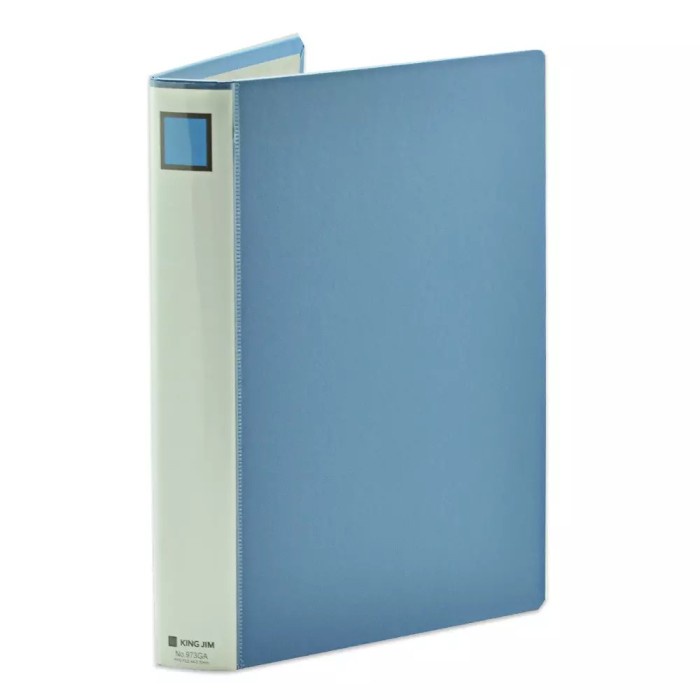 

KING JIM PIPE FILE 973GA A4 3CM BLUE ( ID : 171205 )