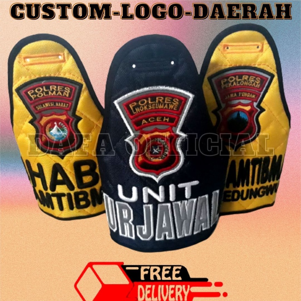 BAN LENGAN BHABINKAMTIBMAS POLRI/BAN LENGAN/BAN LENGAN BHABINKAMTIBMAS/CORDURA-DOLBY/TEBAL/BAN LENGA