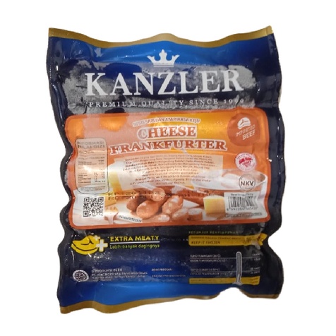 

KANZLER CHEESE FRANKFURTER 360GR