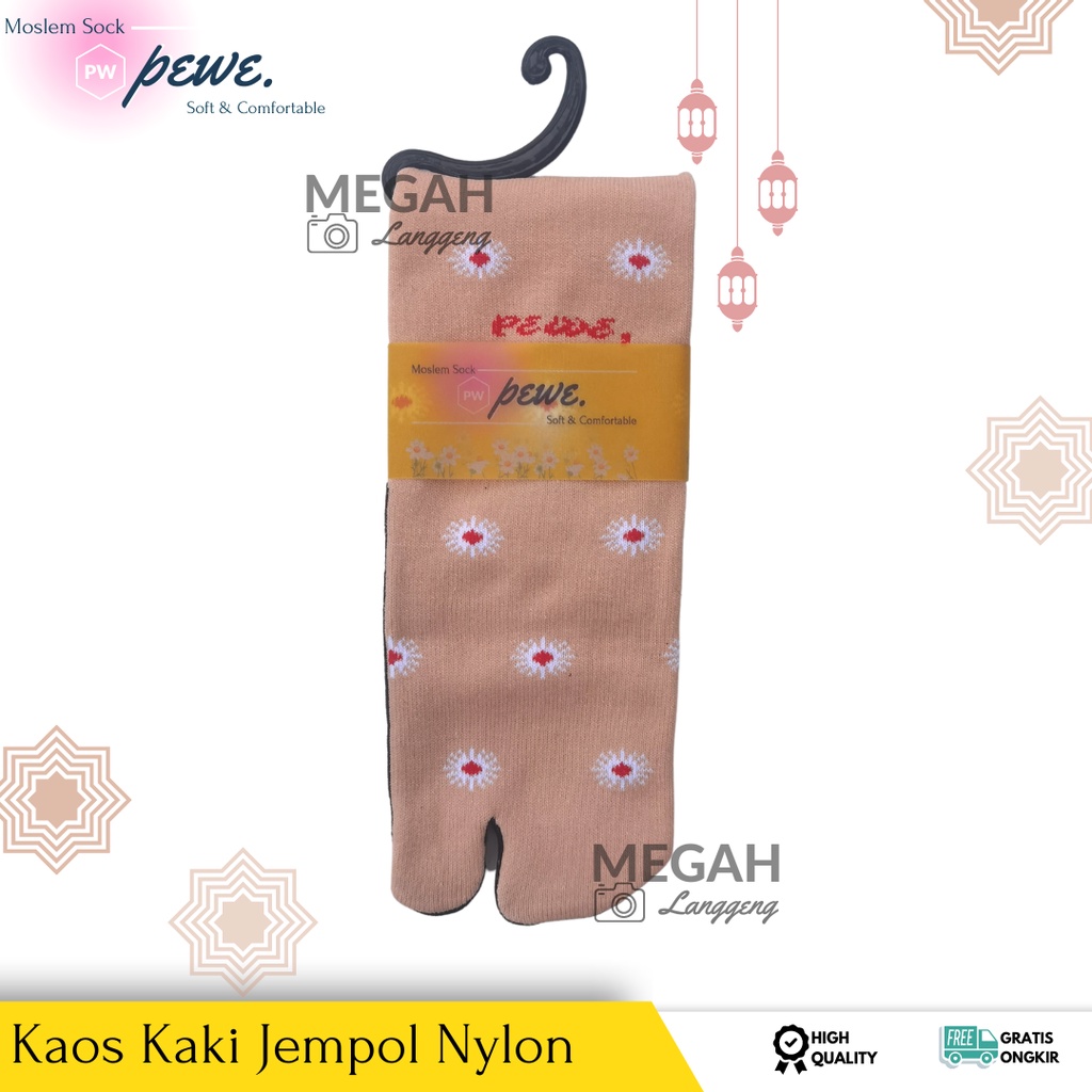 ( 6 &amp; 12 pasang ) Kaos kaki motif BUNGA campur isi 12 pasang kaos kaki sudah kemas satuan - Kaos kaki jempol Muslimah kaoskaki krem telapak bermotif lucu Bintang Polkadot Pisang Love - kaos kaki jempol warna warni - kaos kaki muslimah