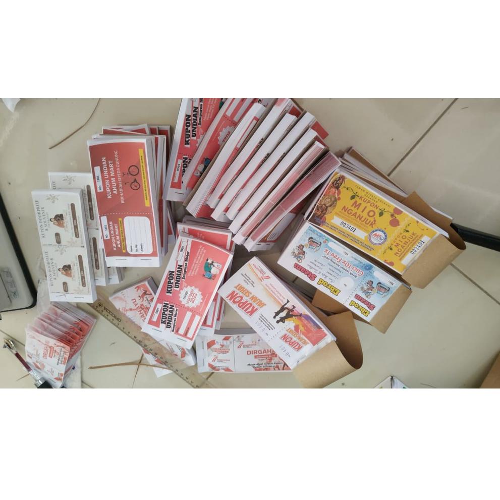 

[W-M8M][♫♪] KUPON / KUPON UNDIAN / KARCIS / KARCIS PARKIR / KUPON JALAN SEHAT / KUPON GOWES / TIKET MASUK / VOUCHER SOBEK terviral