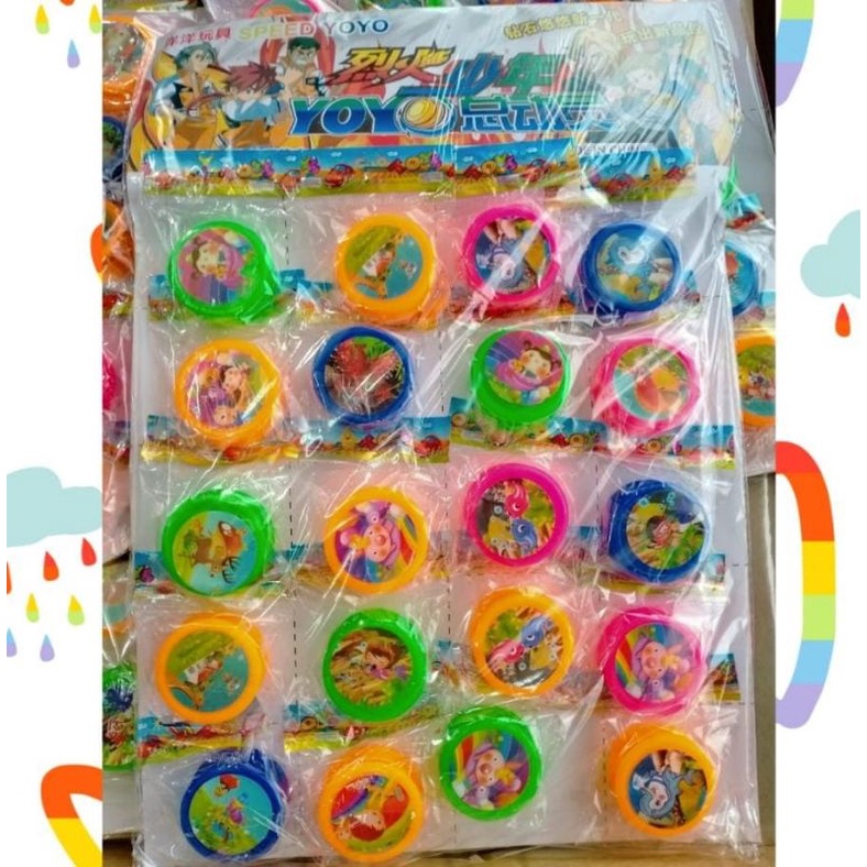 Mainan Yoyo Murah Harga Tertera 1 pack isi 4 pcs