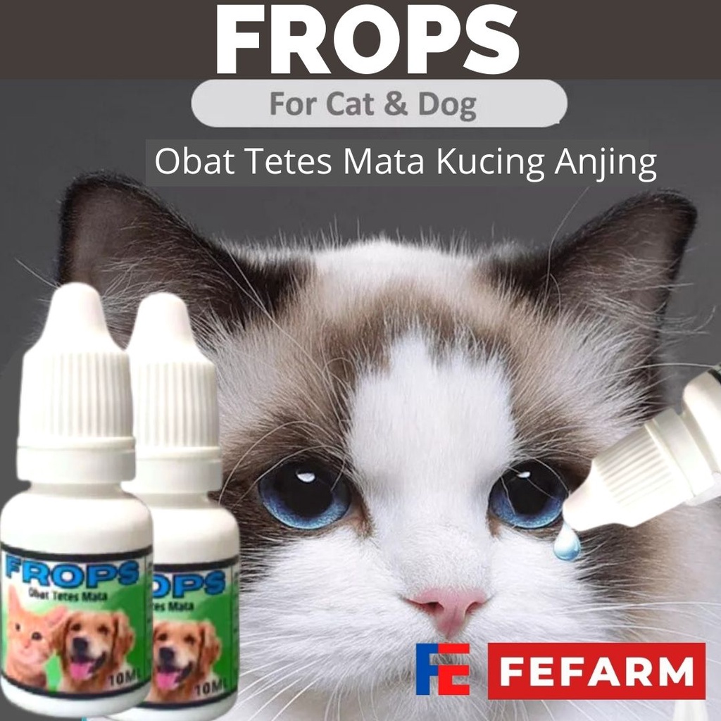 Obat Tetes Mata Dan Hidung Kucing Anjing FROPS FEFARM