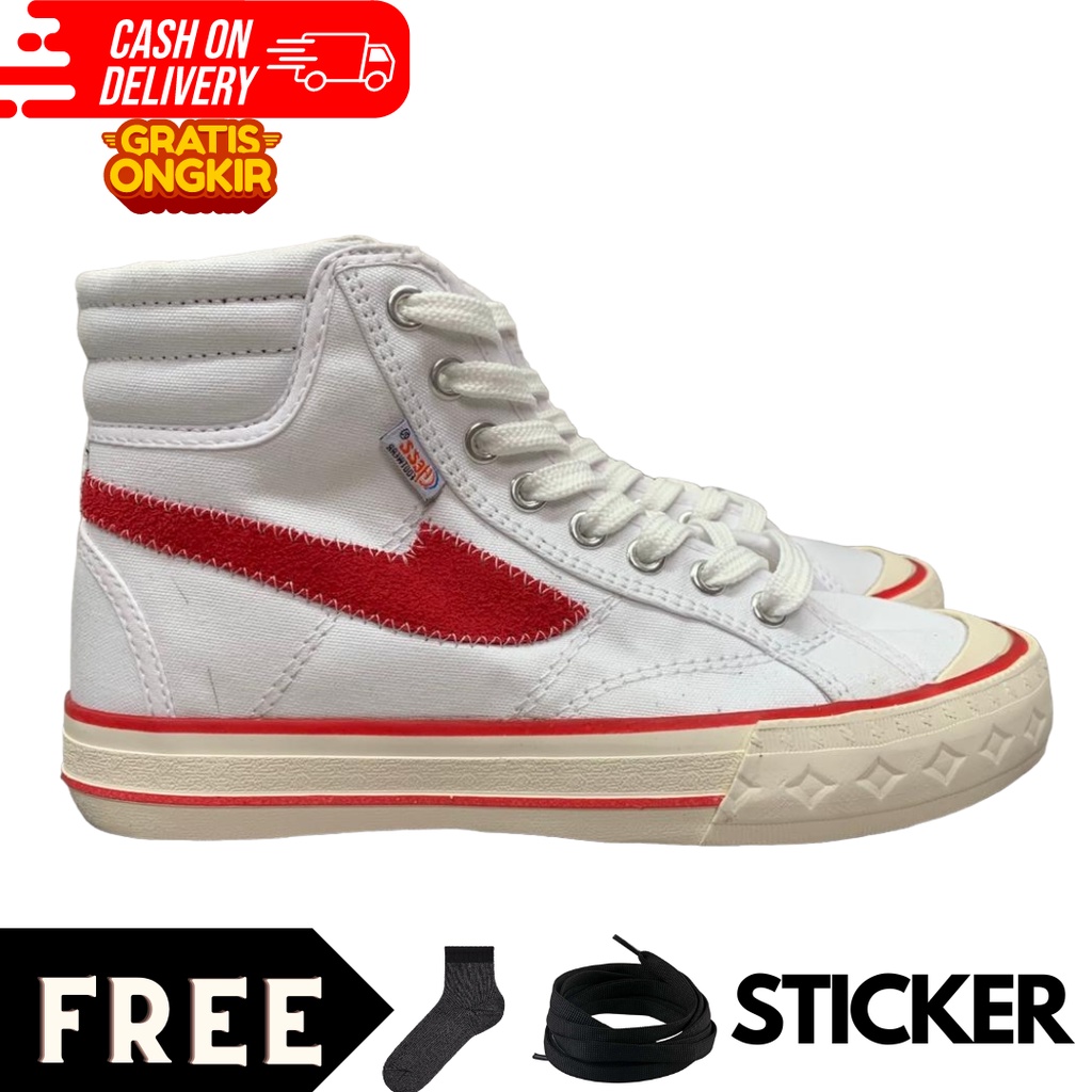SEPATU CHEZZ ZELOS HI ''White''