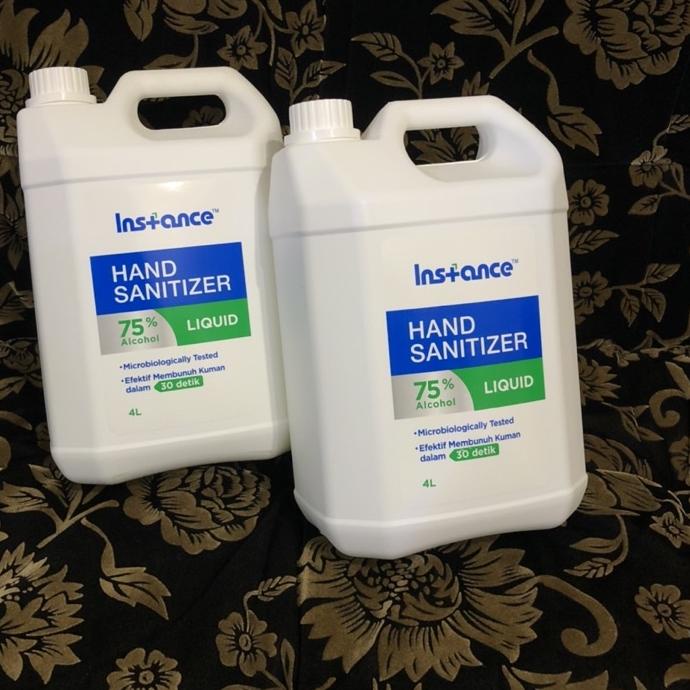 6.6 sale INSTANCE Hand Sanitizer Cair / Liquid / Refill Spray 4 Liter bukan 5 L