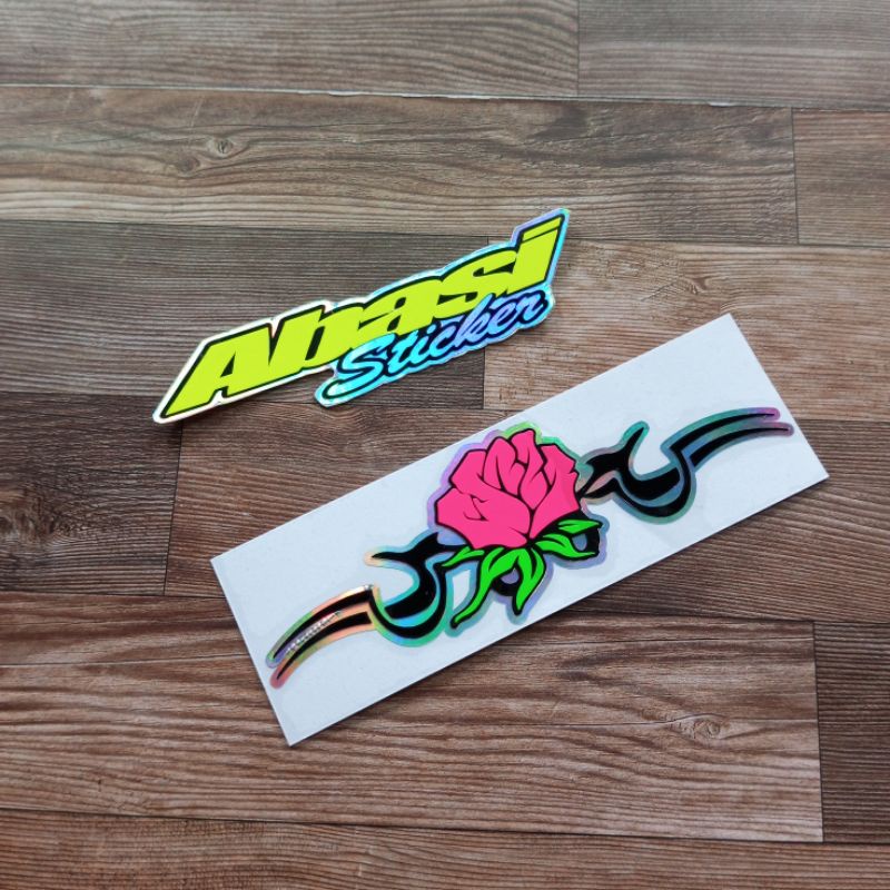 

STICKER CUTTING BUNGA 12 X 4