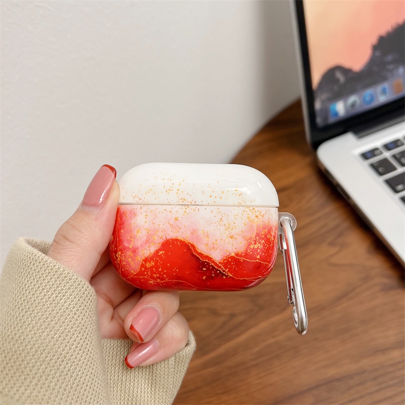 Dreamy Case Mewah Lucu Untuk Apple AirPods 3rd Generation Case Untuk Airpods1 2 3 Case Untuk AirPods Pro Case Dengan Gantungan Kunci Glossy Shell