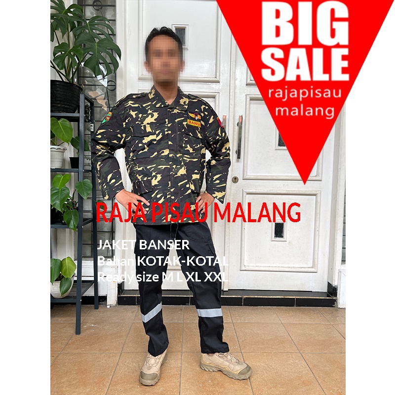 Jaket Banser Jangkis Doreng Nasional FREE NAMA BORDIR