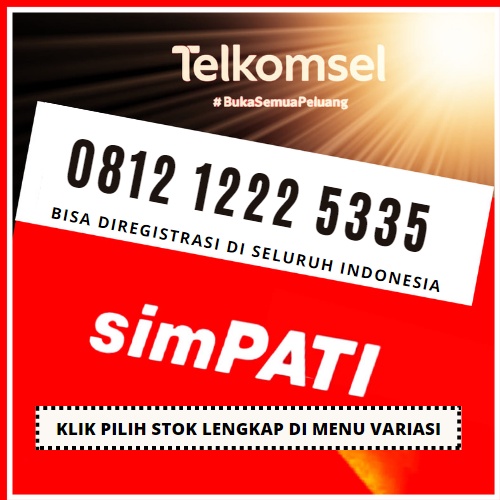 Nomor Cantik Telkomsel Simpati 222 Hoki 4G LTE