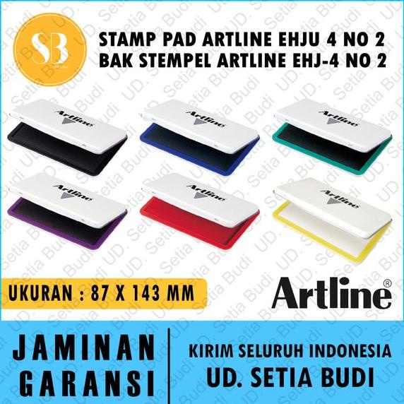 

Terlaris Stamp Pad Artline EHJU 4 No 2 Bak Stempel Artline EHJ-4 No 2 Termurah