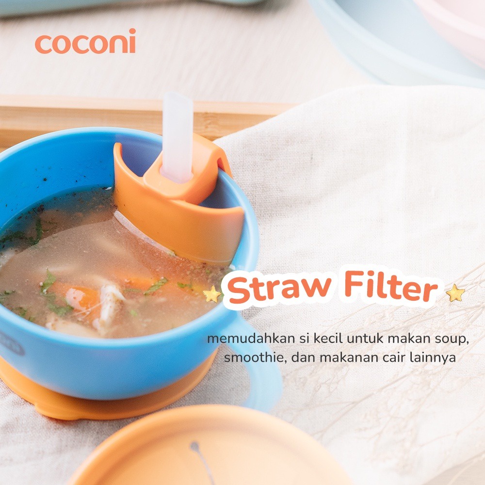 Coconi Multifunctional 3in1 Snack Bowl - Tempat Makan Multifungsi