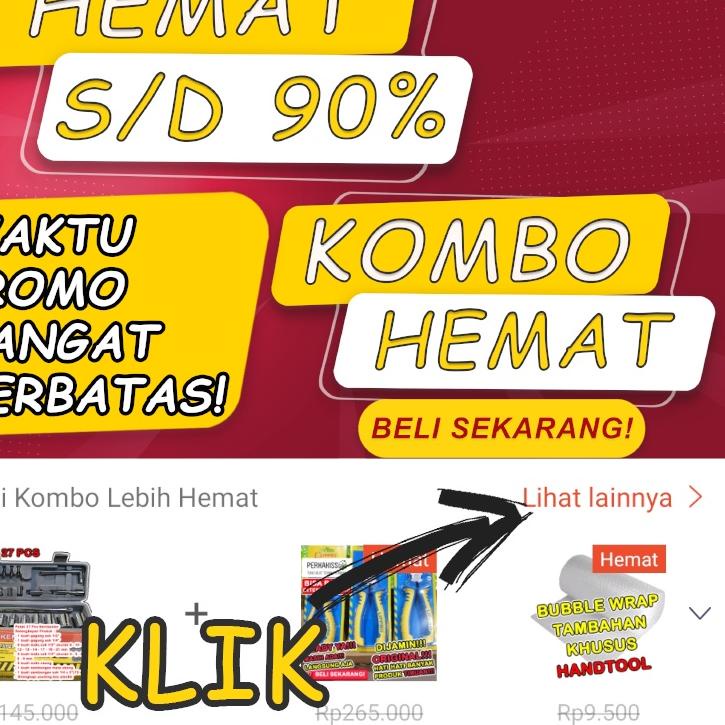 Langsung Order Kunci L Set Bintang Tekiro Bengkel Alat Paket Original 1 T25 Lengkap T40 Panjang Luba