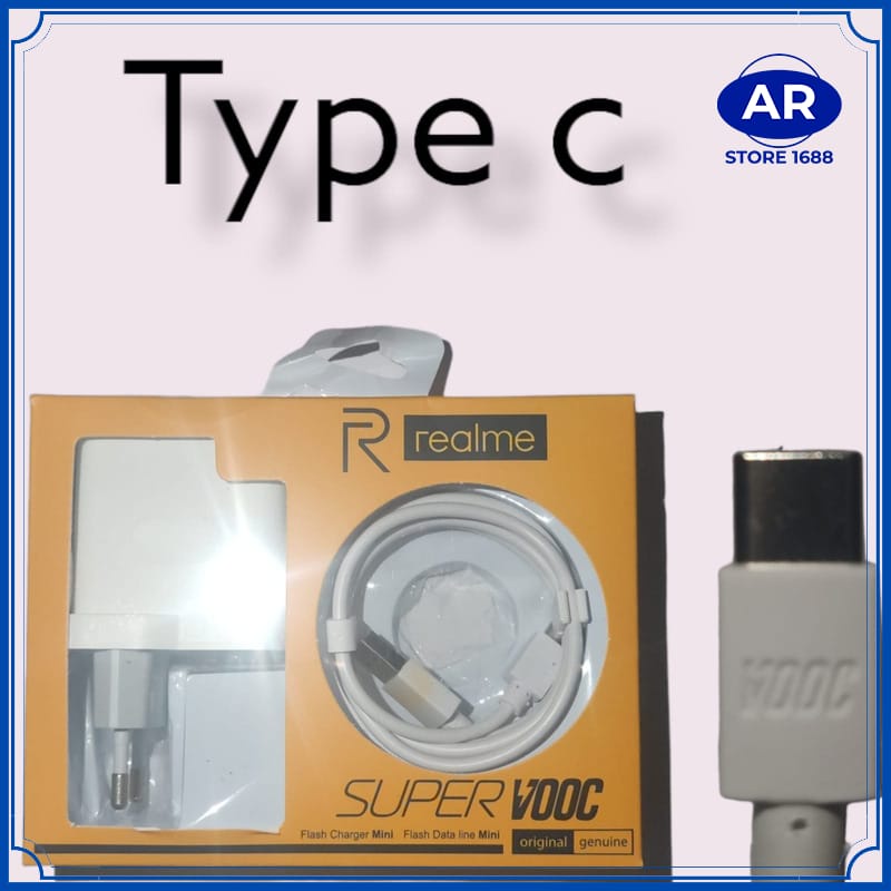 TC REALME 30W / 60w | CHARGER REALME 6 PRO VOOC FAST CHARGING V8/TYPE C--AR STORE1688