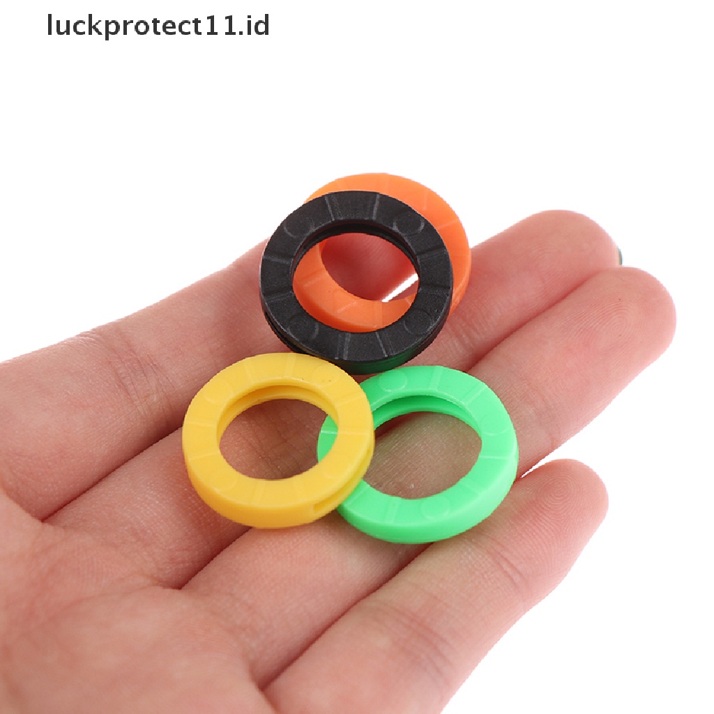 /Fashion Hot// Fashion// 32X Warna Cerah Berongga Silikon Key Cap Covers Topper Keyring Hadiah  .