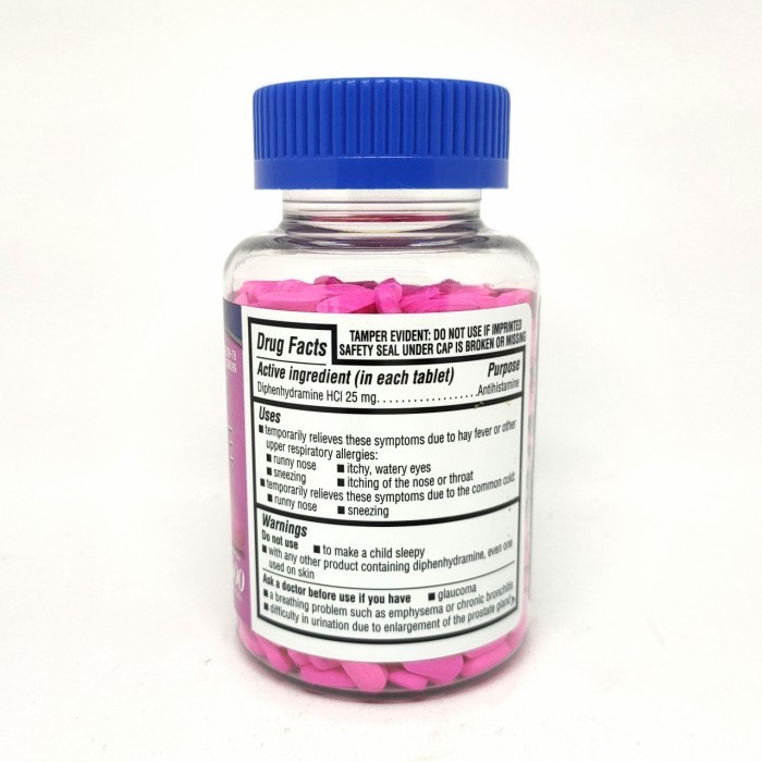 Kirkland Allergy Medicine, 25 mg, 600 minitabs Obat Alergi