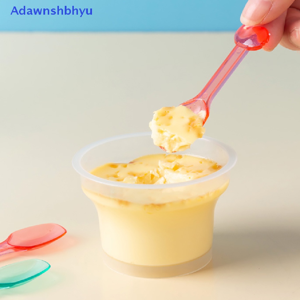 Adhyu 9Pcs Sendok Mini Lucu Piknik Sendok Buah Kue Es Krim Sendok dessert spoon ID