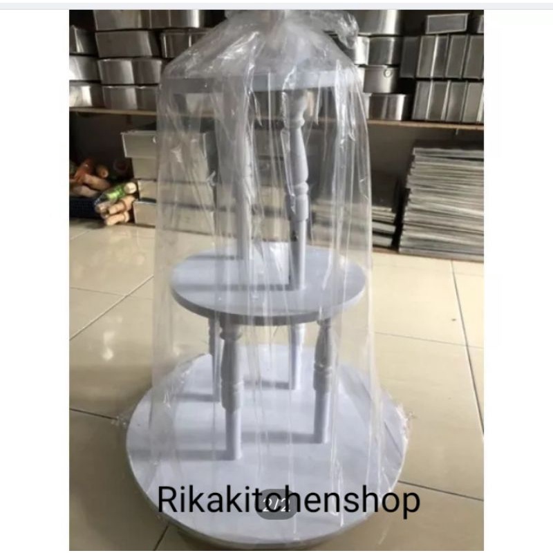 meja kue bolu pengantin 3 tingkat bulat...