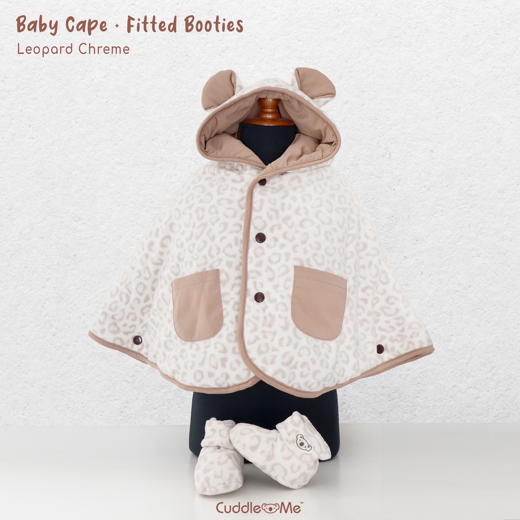 [Bisa COD] Paket Bundling Babycape Jaket Bayi dan Booties / Paket Kado Lahiran