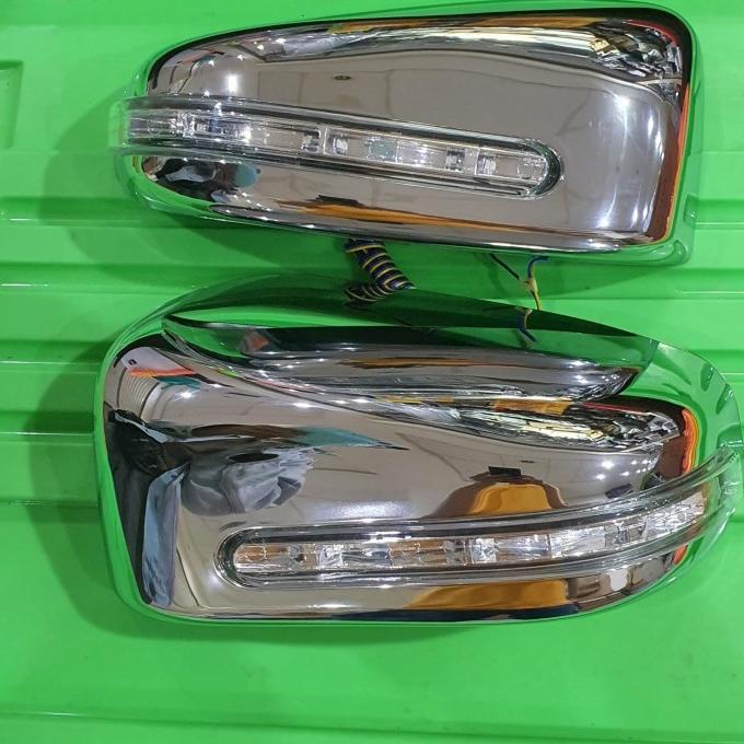 COVER SPION + LAMPU SEIN CHROME MOBIL CALYA / SIGRA