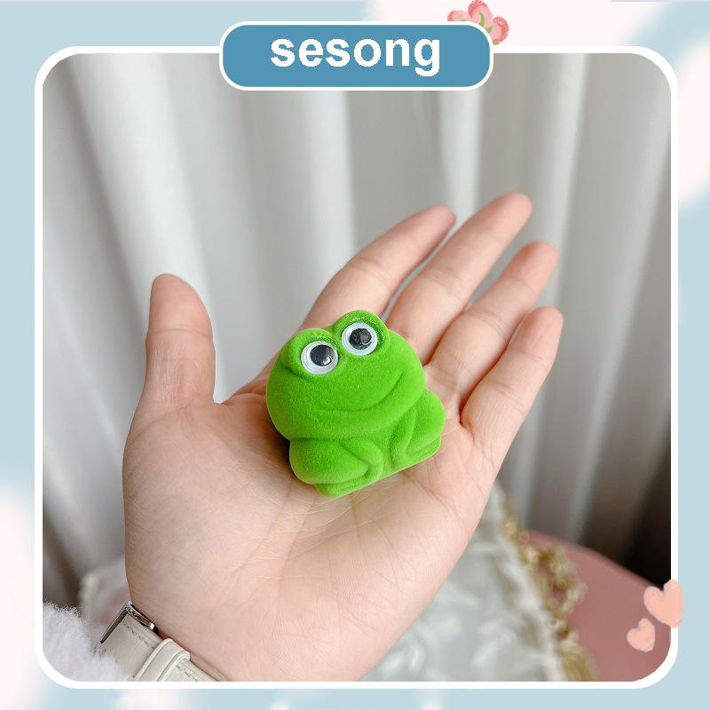 Cincin Kartun Kotak Lembut Fashion Korea Berkelompok Kreatif  Lucu Perhiasan Hadiah SS