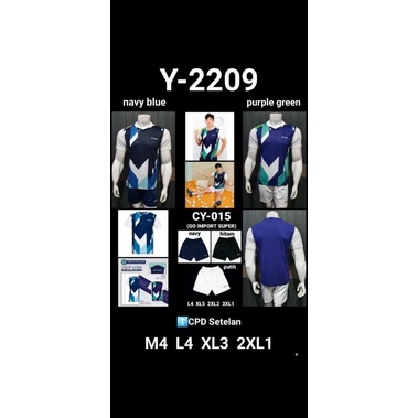 jersey kaos badminton yonex import y2209
