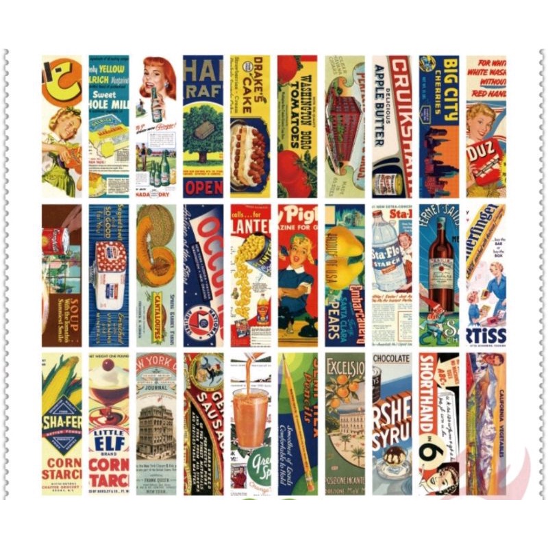 pembatas buku bookmarks edisi magazines vintage view