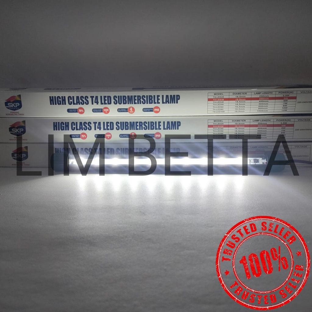 LAMPU CELUP SKP T4-60 / LAMPU CELUP LED AQUARIUM SKP 60 CM